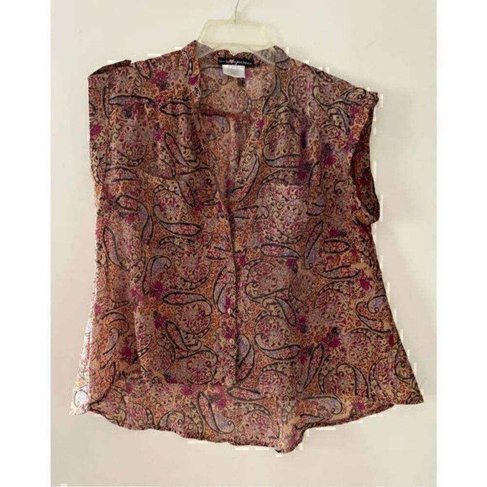 Women’s Paisley Blouse Size Medium by Love Squared